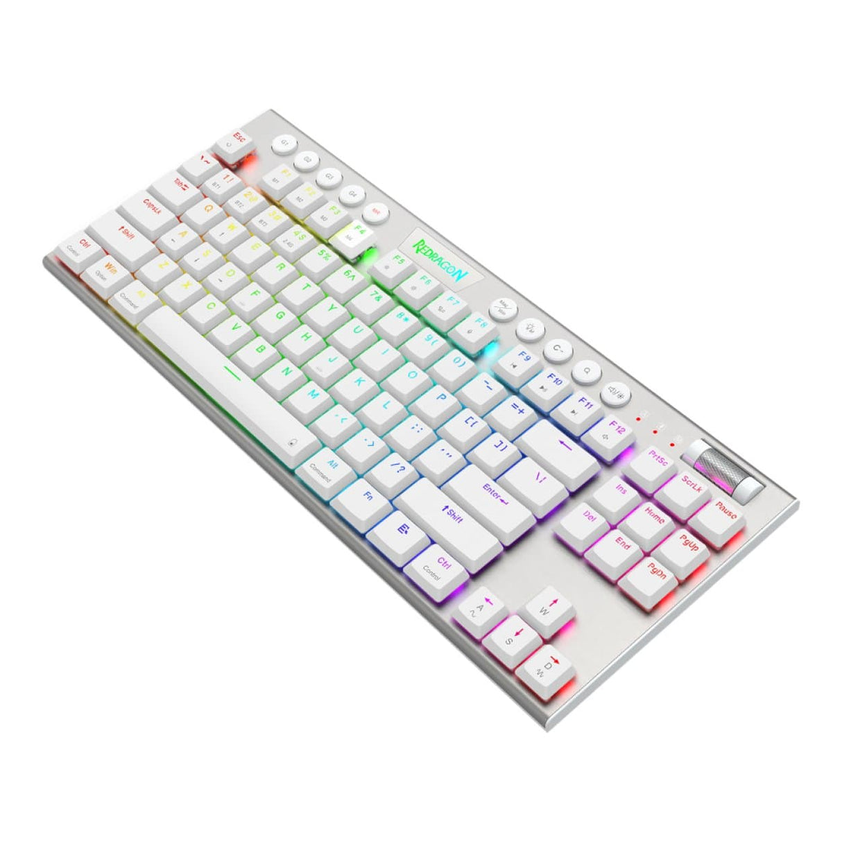 Redragon K621W HORUS PRO RGB TKL Gaming Keyboard White RD-K621W-RGB-PRO