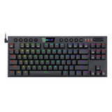 Redragon K622 Horus 84-Key RGB Red Switch Low Profile Gaming Mechanical Keyboard - Black RD-K622-RGB