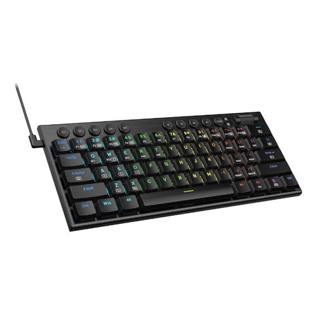 Redragon Noctis Pro 61-Key Red Switch RGB Low Profile Wireless Gaming Mechanical Keyboard - Black RD-K632RGB-PRO