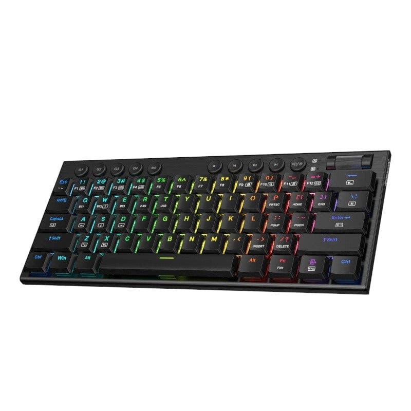 Redragon Noctis Pro 61-Key Red Switch RGB Low Profile Wireless Gaming Mechanical Keyboard - Black RD-K632RGB-PRO