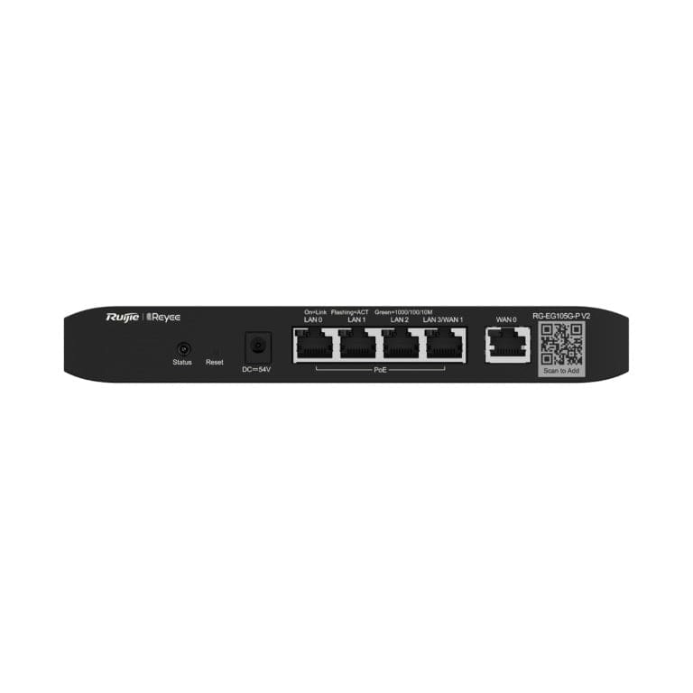 Ruijie Reyee RG-EG105G-P-V2 5-port Dual WAN Gigabit Cloud Managed PoE Router