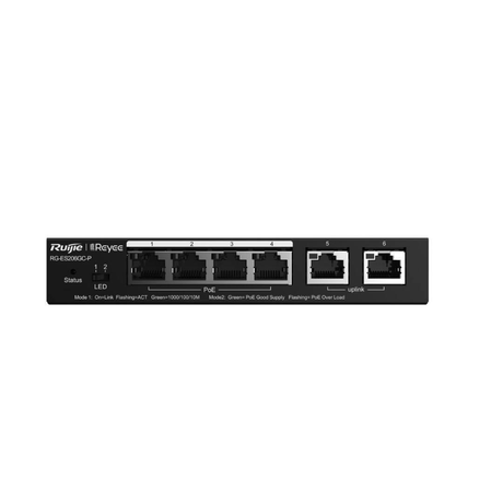 Ruijie Reyee RG-ES206GC-P 6-port Gigabit Smart Cloud Mananged PoE Switch