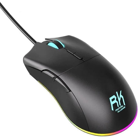 Royal Kludge RK168 Wired RGB Mouse Black RK-168