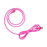 Rocka Fashion Series 1.8m USB to Micro USB Charge and Data Cable Pink RK-20008-MX