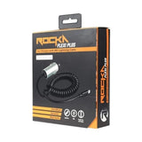 Rocka Flexi Plus Series Car Charger with Apple MFi Lightning Cable RK-6001-BKSL