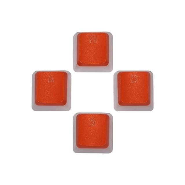 Royal Kludge Pudding Keycaps Orange Red RK-ORANGERED-PK