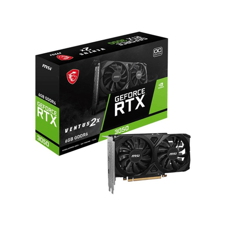 MSI Geforce RTX 3050 Ventus 2X 6G OC 6GB GDDR6 Graphics Card