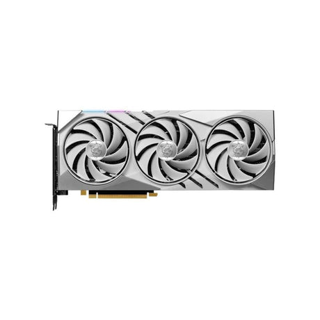 MSI GeForce RTX 4070 Gaming X Slim 12GB GDDR6X Graphics Card White RTX 4070 GAM X SLIM W 12