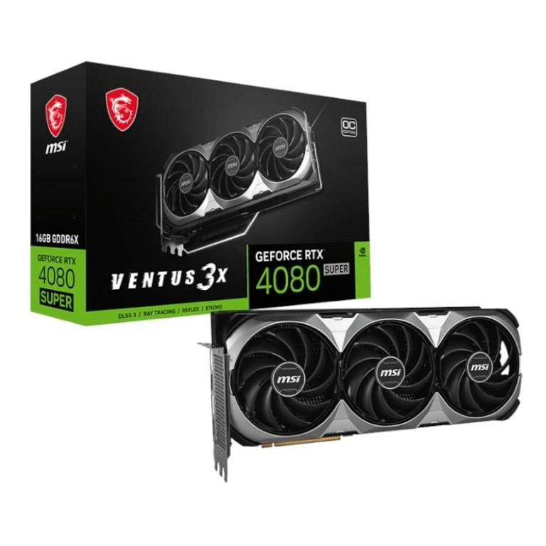 MSI Nvidia GeForce RTX 4080 SUPER 16G VENTUS 3X OC 16GB GDDR6X Graphics Card