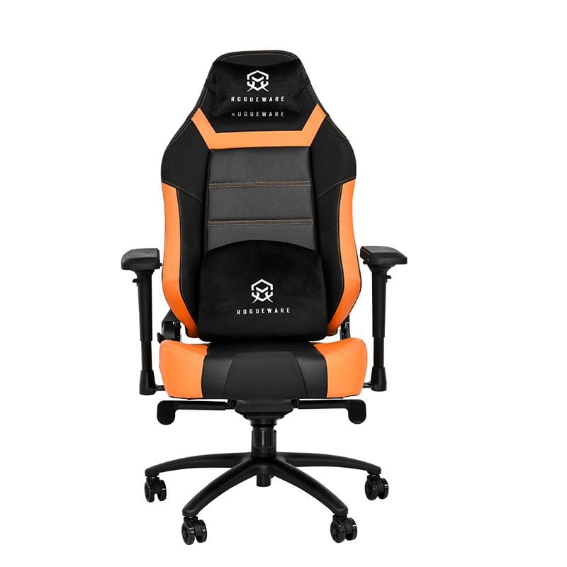 Rogueware GC400 Expert Gaming Chair - Black and Orange RW-GC400-BKOR