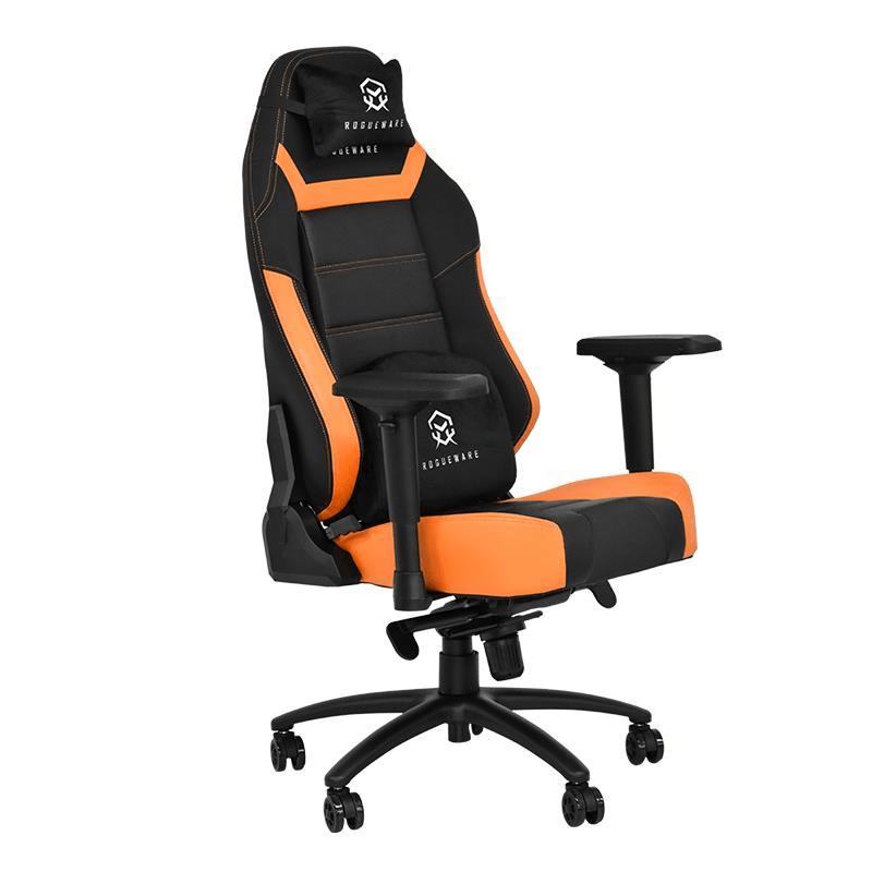 Rogueware GC400 Expert Gaming Chair - Black and Orange RW-GC400-BKOR