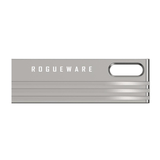 Rogueware U280-U2 64GB Metal Capless USB 2.0 Flash Drive - Silver RW-U280-U2-64GB