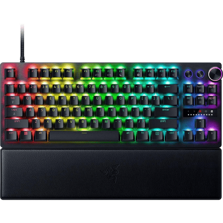 Razer Huntsman V3 Pro Tenkeyless Chroma RGB Optical Switch USB Wired Mechanical Gaming Keyboard - Black RZ03-04980100-R3M1