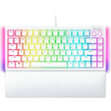 Razer BlackWidow V4 75 Chroma RGB Orange Tactile Switches Mechanical Gaming Keyboard - White RZ03-05001700-R3M1