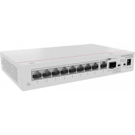 Huawei S110-8P2ST 8-port GbE PoE+ Unmanaged Network Switch with 1x GE SFP Port