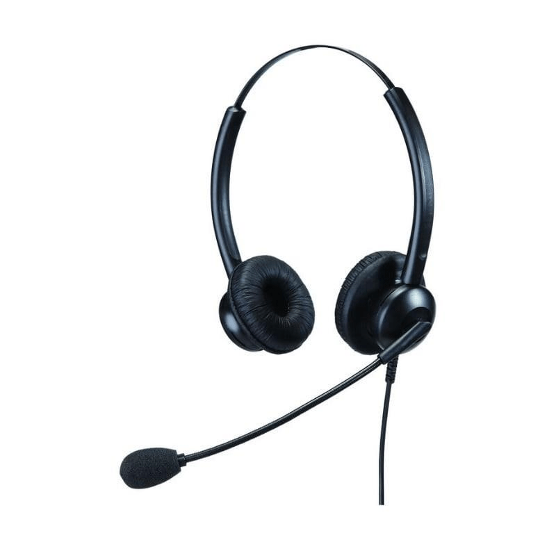 Talk2 ECO Range Binaural Headset with Flexable Adjustable Mic SD803-QD