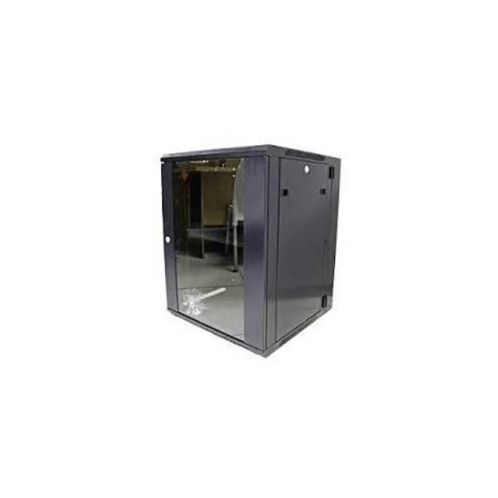 Acconet 12U 600mm Swing Frame Wall Cabinet Black SFWB-12U600