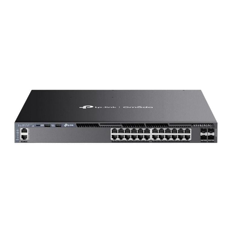 TP-Link Omada 24-port Gigabit Stackable L3 Managed PoE+ Switch with 4x10G Slots SG6428XHP