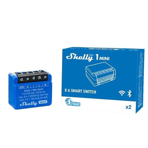 Shelly 1 Mini 8A Wi-Fi Smart Switch