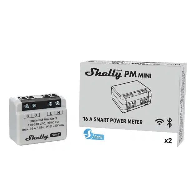 Shelly PM Mini 1-Channel 16A Wi-Fi Power Meter