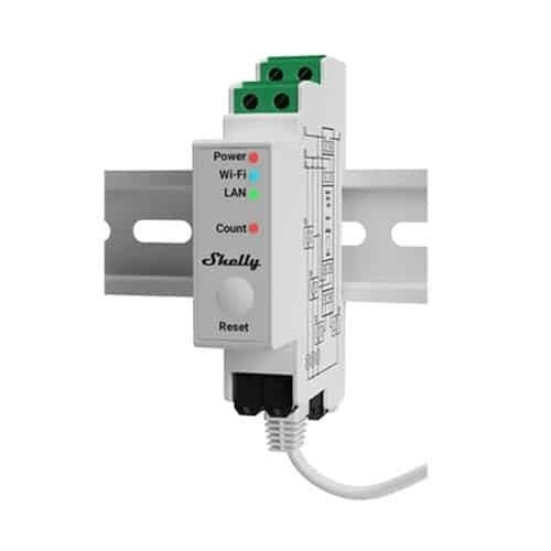 Shelly Pro 3EM 3-Phase Electricity Monitor Relay With Three 120A Clamps