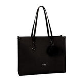 SupaNova PomPom Ladies Notebook Bag Black SN-1000-BK