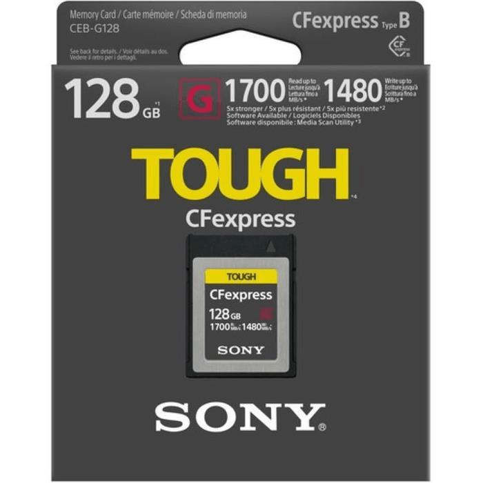 Sony CFexpress Tough 128GB Type-B Memory Card SOCEB-G128