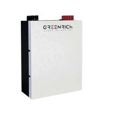 Greenrich Wall Mount 5kWh 1.5C 48V Battery SOL-B-L-G5000WM-48V