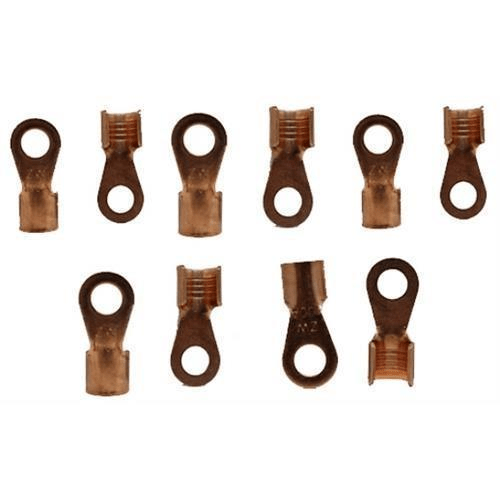 Solarix Non Insulated Copper Battery Cable Lug 25 x 8mm 10-pack SOLLUG258CPNI