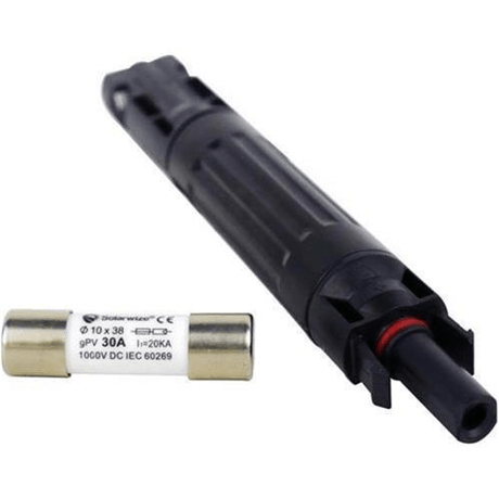 Solarix MC4 PV In Line Fuse Holder Cable Connector SOLPAMC002