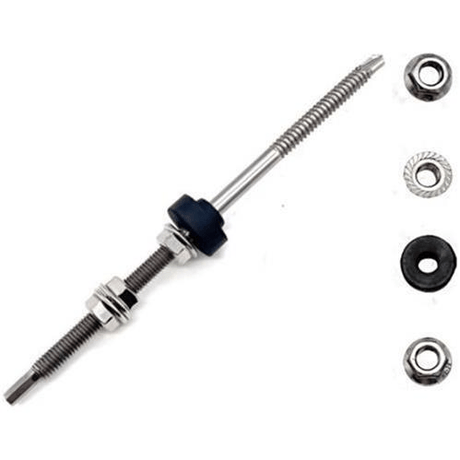 Solarix IBR Hanger Bolt Screw for D-RAIL 6mm SOLSIBRHBS01