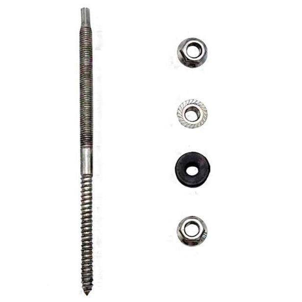 Solarix IBR Hanger Bolt Screw for D-RAIL 8mm - Wood SOLSIBRHBW01