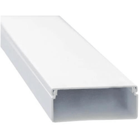 Solarix PVC Trunking 3m 100mm X 40mm - White SOLTRK3M10040W