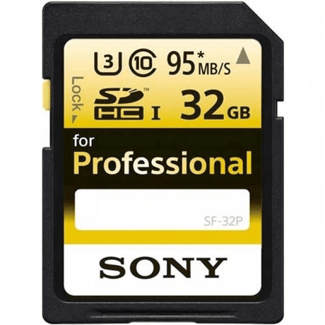 Sony 32GB Professional SD U3 UHS-I Memory Card SOSF-32P