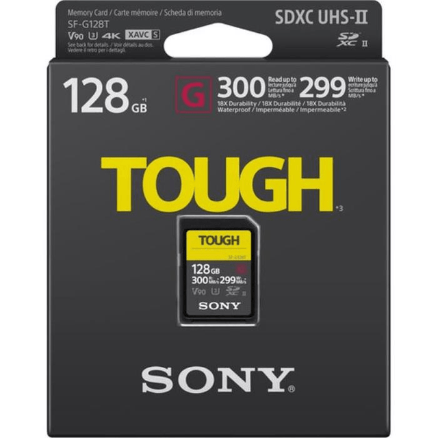 Sony SD G-Series Tough 128GB SDHC Memory Card SOSF-G128T