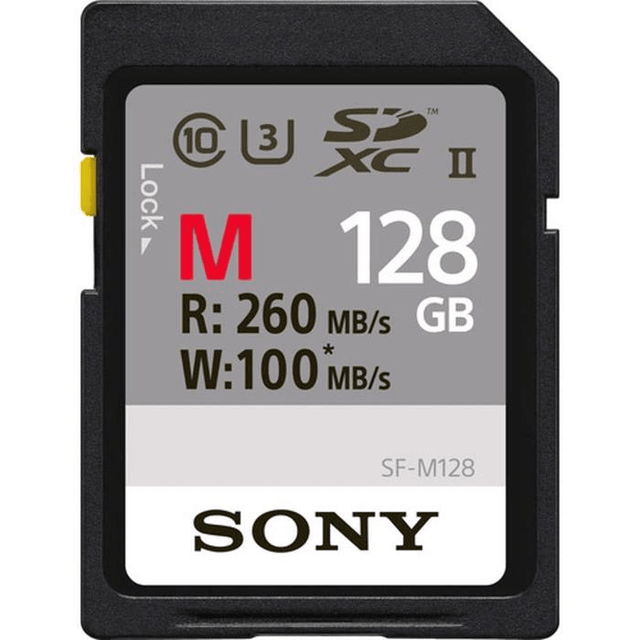 Sony SD M-Series 128GB SDXC UHS-II Memory Card SOSF-M128