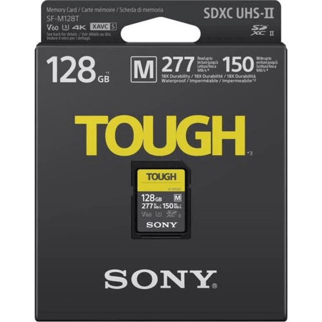 Sony Tough Series 128GB UHS-II M V60 Memory Card SOSF-M128T