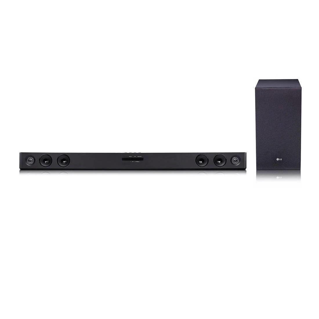 LG SQC2 2.1Ch 300W Soundbar with Wireless Bluetooth Subwoofer SQC2.DZAFLLK