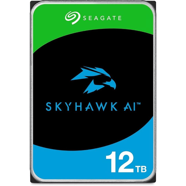 Seagate SkyHawk AI 3.5-inch 12TB Serial ATA III Internal Hard Drive ST12000VE003