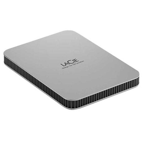 LaCie 1TB Aluminum Enclosure External Hard Drive Silver STLP1000400