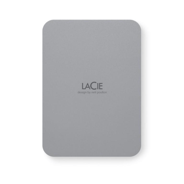 LaCie 5TB Aluminum Enclosure External hard Drive Silver STLR5000400