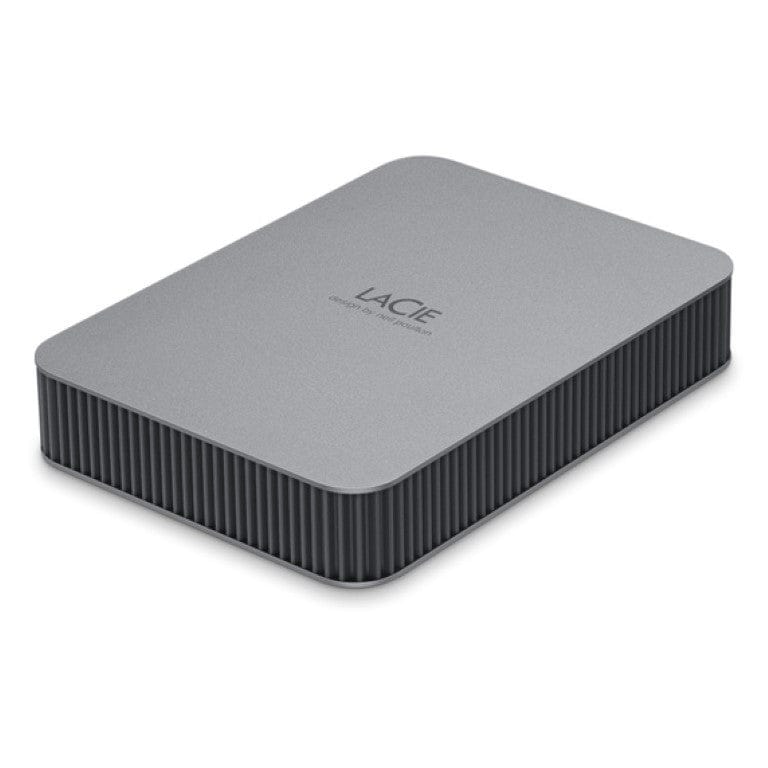 LaCie 5TB Aluminum Enclosure External hard Drive Silver STLR5000400