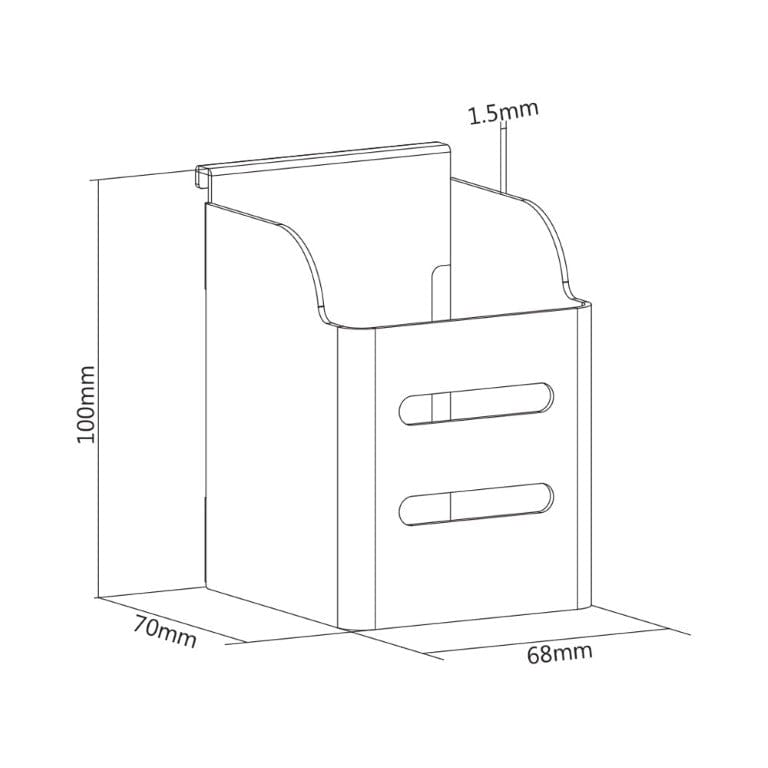 Lumi SW03-9 Slatwall Pencil Cup