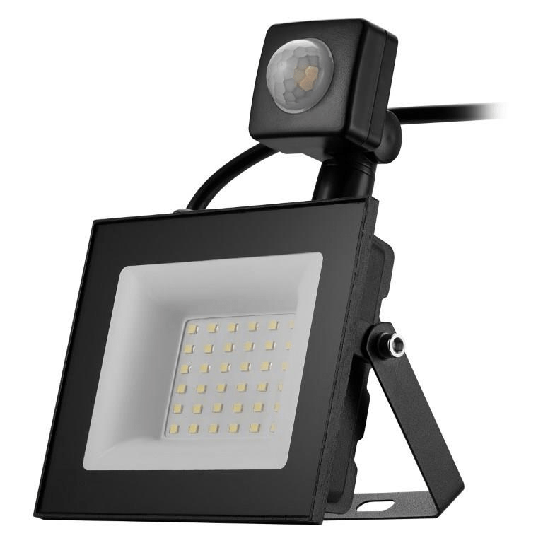 Switched Classic 30W LED Flood Light with Automatic Motion Sensor SWD-10016-30