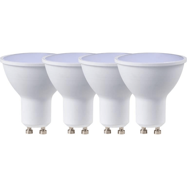 Switched 3W GU10 Rechargeable LED Light Bulb Cool White 4-pack SWD-10017-GU10R-4-CW