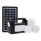 Switched Portable Power Station with Solar Panel Black SWD-50005-BK(V2)