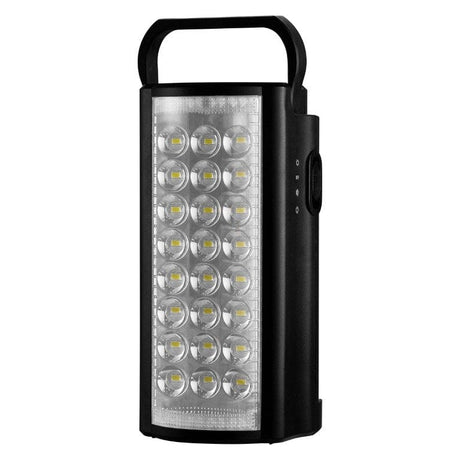 Switched Rechargeable 800 Lumens Emergency LED Lantern Black SWD-50022-BK