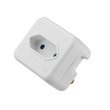 Switched 1-way Top Loader Euro Socket Adapter White SWD-72001-WT