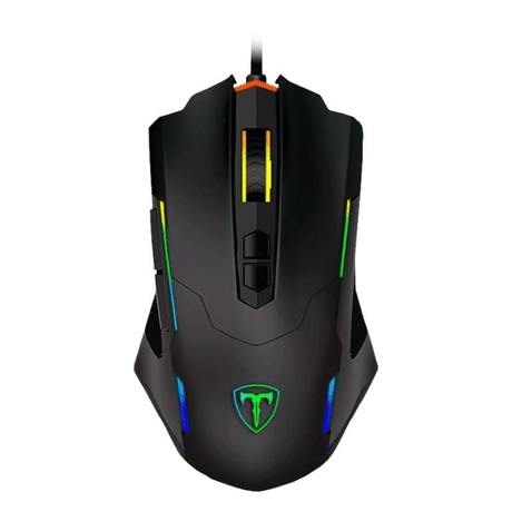 T-Dagger Brigadier RGB 7200DPI Wired Gaming Mouse Black T-TGM206RGB