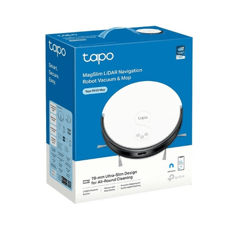 TP-Link Tapo RV20 Mop MagSlim LiDAR Navigation Robot Vacuum and Mop